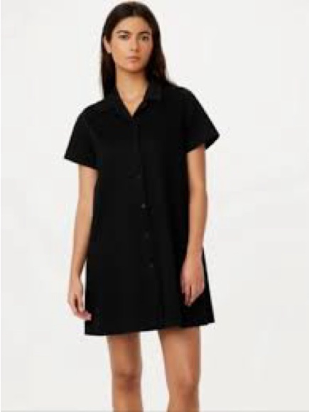 FRANK AND OAK, the Flex minimalist black dress!